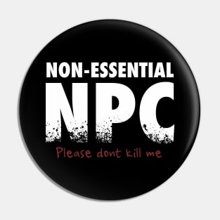 Non-Essential NPC Pin