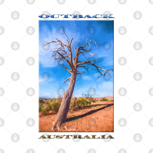 Australian Outback Tree by RaysTees