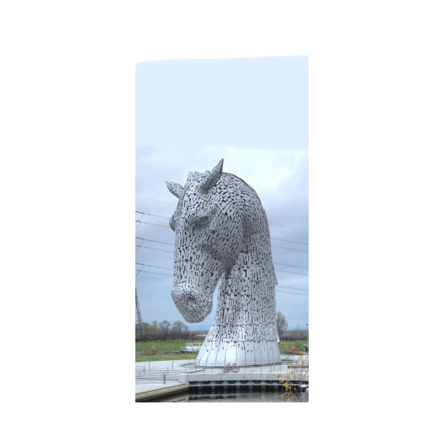 the Kelpies, Helix Park by goldyart