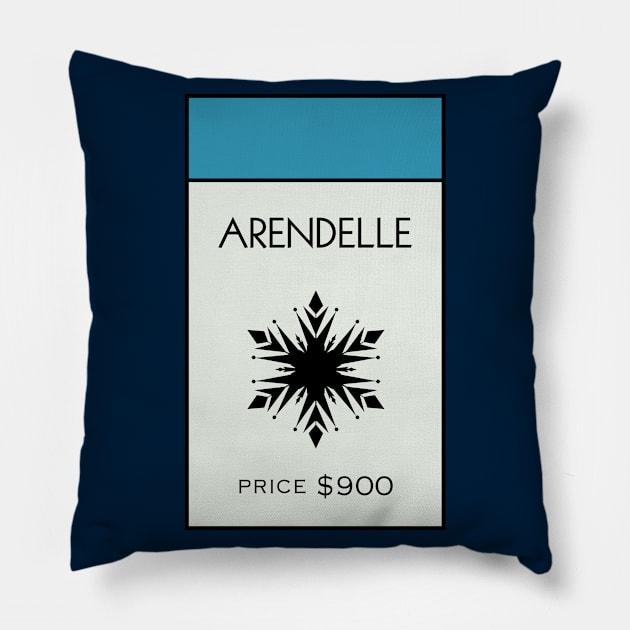 Arendelle Location Card Pillow by huckblade