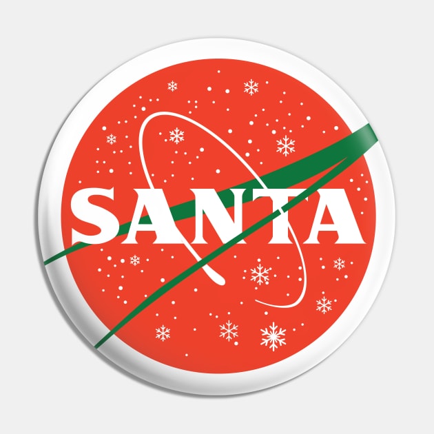 Santa Pin by AeronautDesignCo