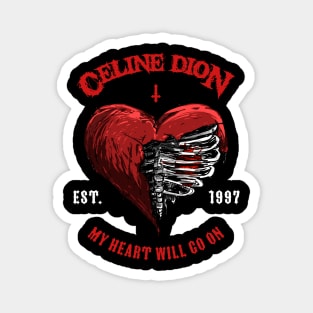 Celine Dion Metal (Colored) Magnet