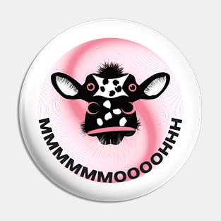 Screaming cow Pin