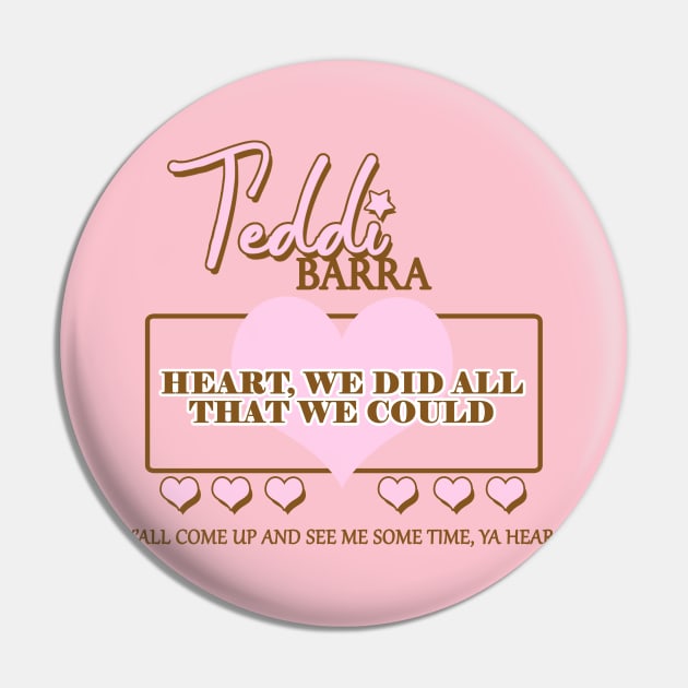 Teddi Barra Concert Pin by itsajillyholiday