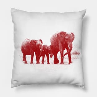 Elephant Fam Pillow