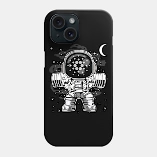 Astronaut Lifting Cardano ADA Coin To The Moon Crypto Token Cryptocurrency Blockchain Wallet Birthday Gift For Men Women Kids Phone Case