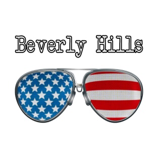 AMERICA PILOT GLASSES BEVERLY HILLS T-Shirt