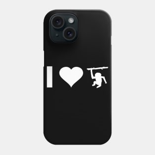 I love gibbons environmental protection monkey design fan Phone Case