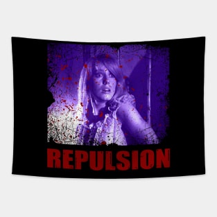 Fear Takes Hold Repulsions Psychological Horror Tee Tapestry