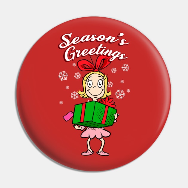 Cindy Lou Christmas Pin by OniSide