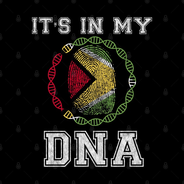 Guyana  It's In My DNA - Gift for Guyanese From Guyana by Country Flags