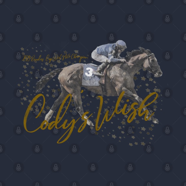 Cody's Wish 2023 Breeders' Cup Dirt Mile Champion by Ginny Luttrell