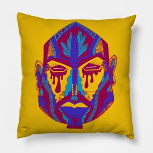 Triad African Mask No 9 Pillow