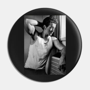 Miles Teller hot black and white Pin