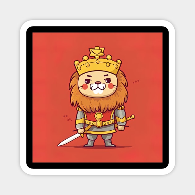 King Richard the Lionheart Magnet by ComicsFactory