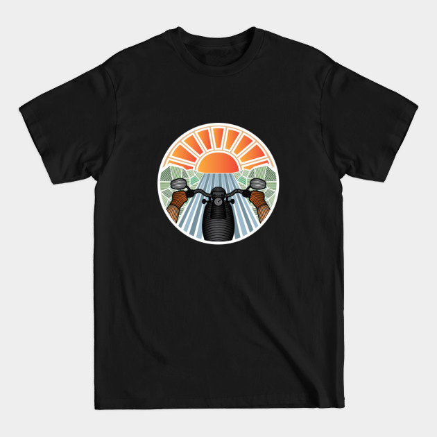 Disover Chase the Sunset Motorcycle - Motorbike - T-Shirt