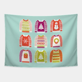 Ugly Christmas Sweaters Tapestry