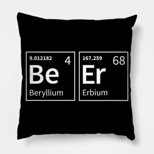 Periodic Table of Beer  Funny Beer Pillow