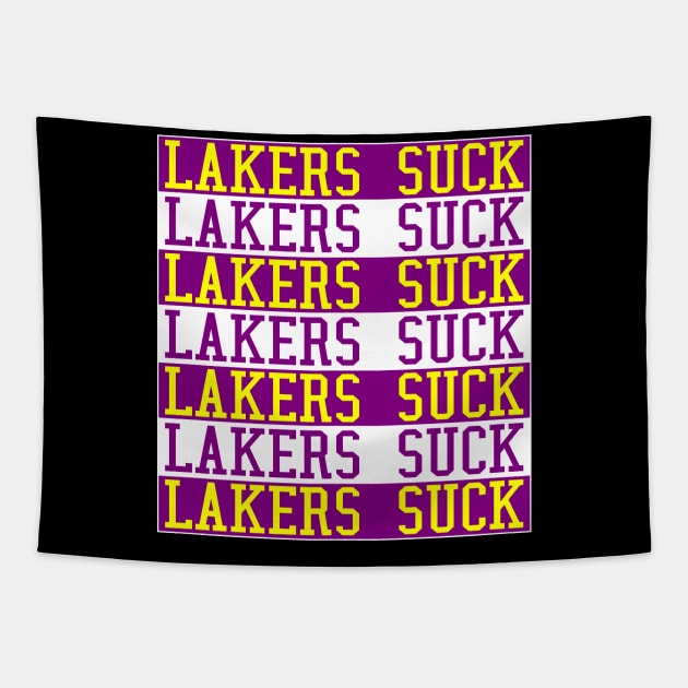 Lakers Suck Tapestry by Retro Sports