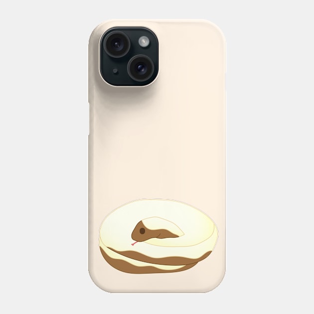 snake cinnamon roll Phone Case by chibifox