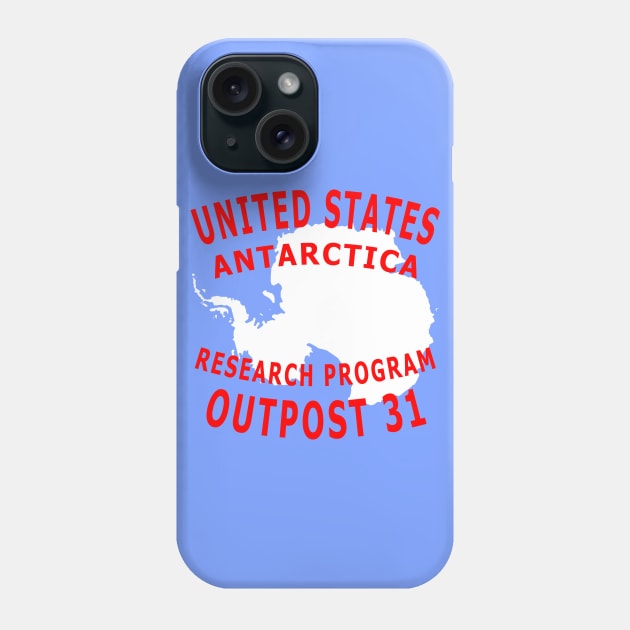 Outpost 31 Antarctica Research Program Phone Case by Lyvershop