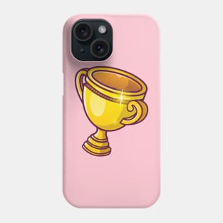 Floating Golden Trophy Cartoon Phone Case