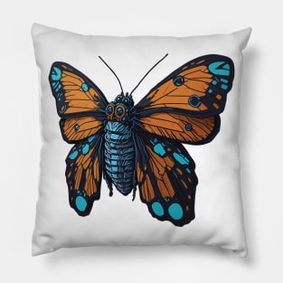 Robot Butterfly Pillow