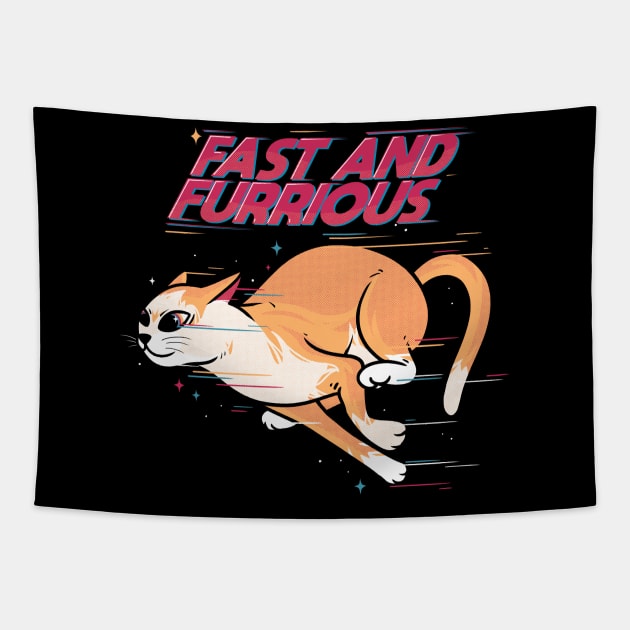 fast and furrious Tapestry by Eoli Studio