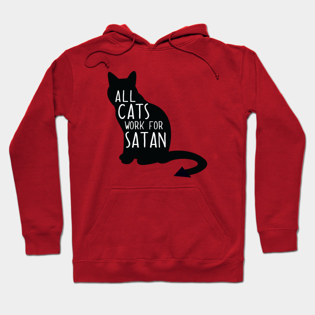 cat work hoodie