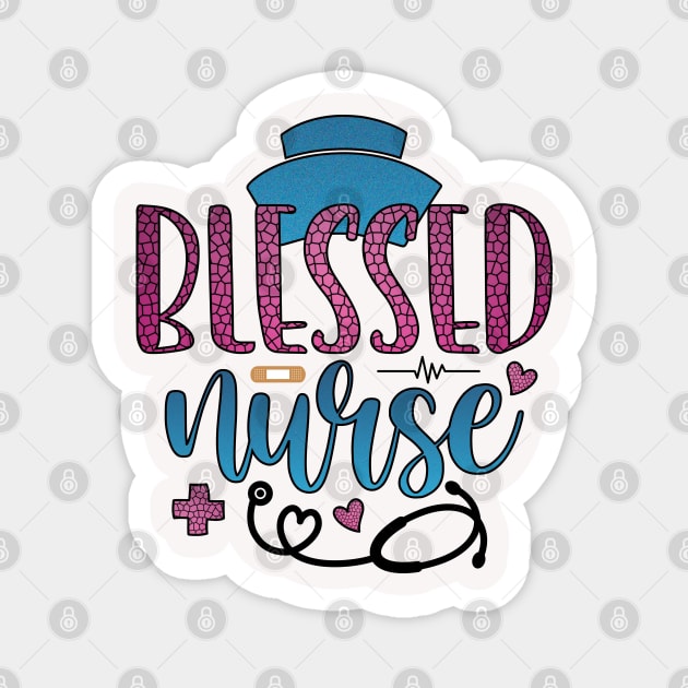 blessed nurse Magnet by busines_night