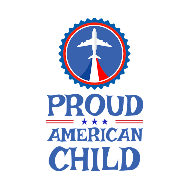 Proud american chil 4 of july by Vicwstore