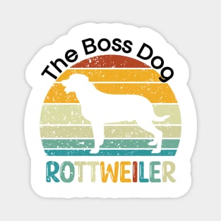 Rottweiler The Boss Dog Magnet