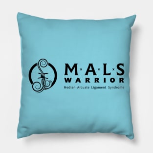 MALS Warrior Barbed Wire (Black Contest 2022) Pillow