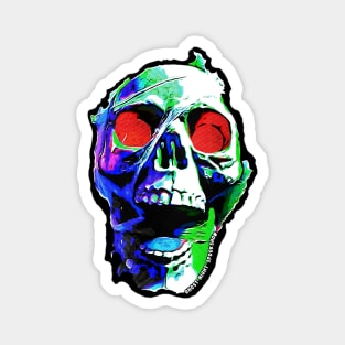 Screaming Skull Magnet