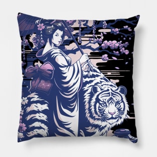 Geisha tiger shogun’s Geisha 87006 Pillow