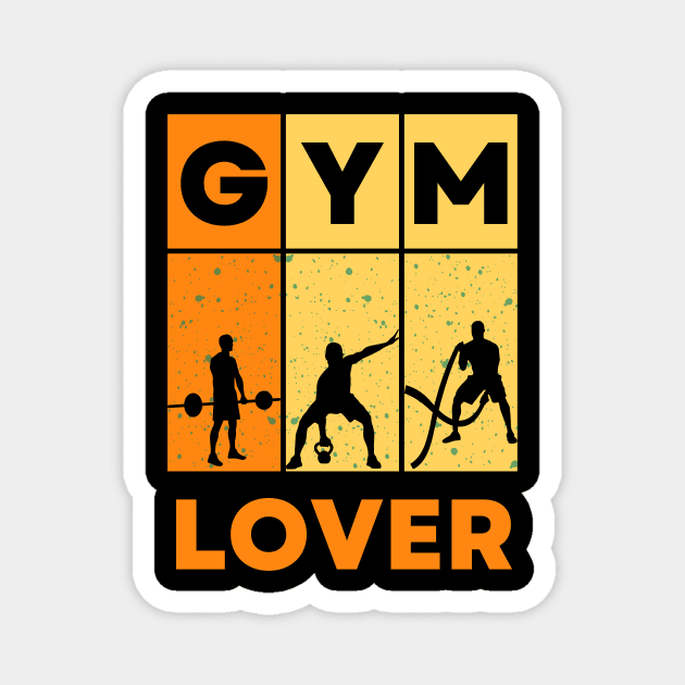 GYM LOVER Magnet by tee-sailor