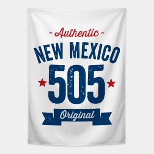 Authentic New Mexico 505 Area Code Tapestry