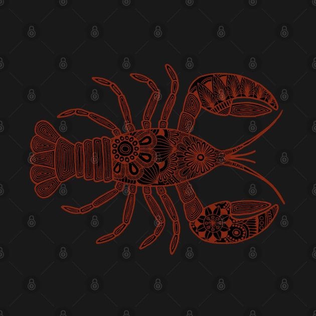 Lobster (black and brown horizontal) by calenbundalas