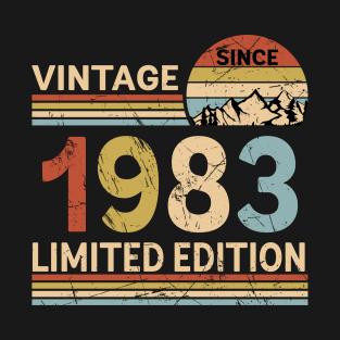 Vintage Since 1983 Limited Edition 40th Birthday Gift Vintage Men's T-Shirt