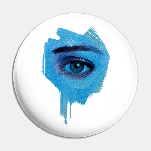 Cold Blue Pin by morse_illustration