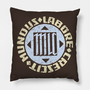 Mundus Labore Crescit Pillow