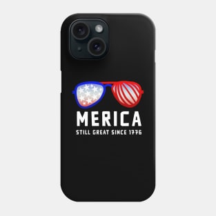 Merica 4th of July Shades Design 2 Phone Case