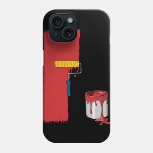 Facade Painting - Red Wall Art Painter Phone Case