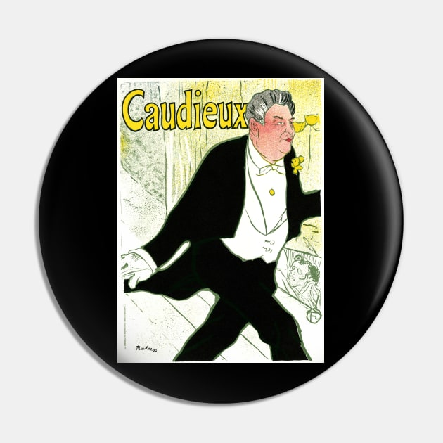 Caudieux by Toulouse Lautrec Pin by MasterpieceCafe