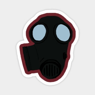 Minimalist Pyro Mask - Team Fortress 2 Magnet