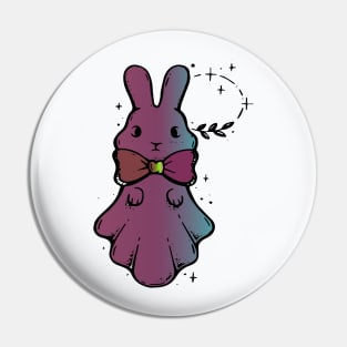 cute bunny ghost Pin