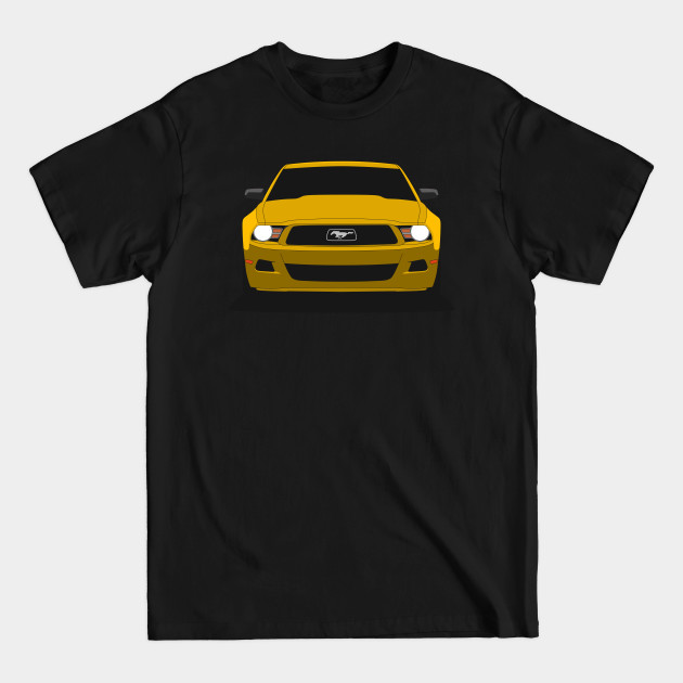 Yellow Ford Mustang - Ford Mustang - T-Shirt