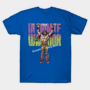 Ultimate Warrior Pop Flex WHT shirt - teejeep