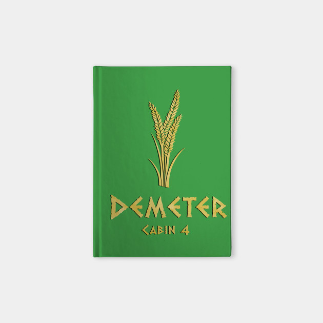 Demeter Cabin 4 Percy Jackson Notebook Teepublic