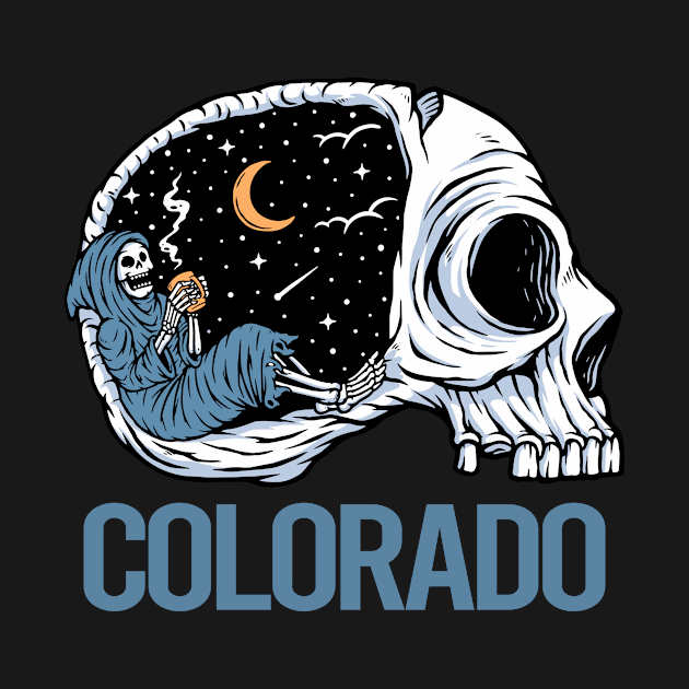 Chilling Skeleton Colorado by flaskoverhand